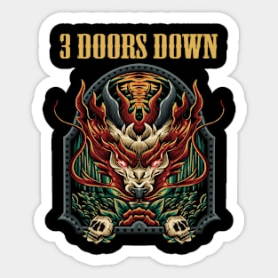 3 DOORS DOWN VTG Sticker